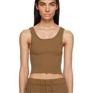 ÉTERNE
Brown Cropped Tank Top